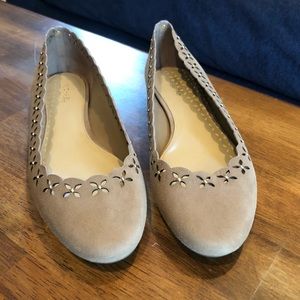 Michael Kors tan ballet flats